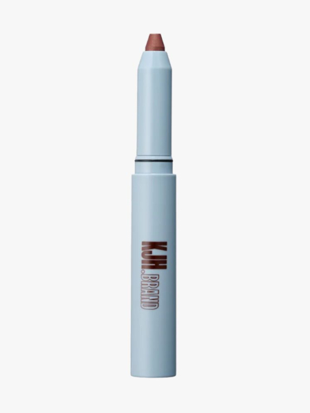 Kjh.brand Prism Lite Lip Crayon in branded component on a light gray background